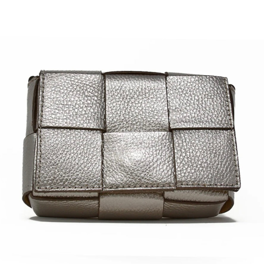 Box Mini Bag- Pewter