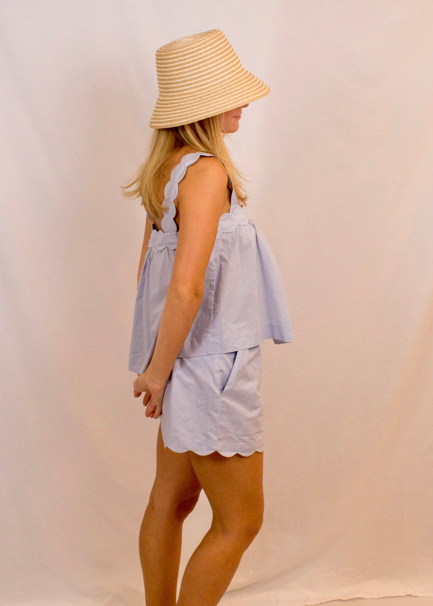 Scallop Top and Short Set