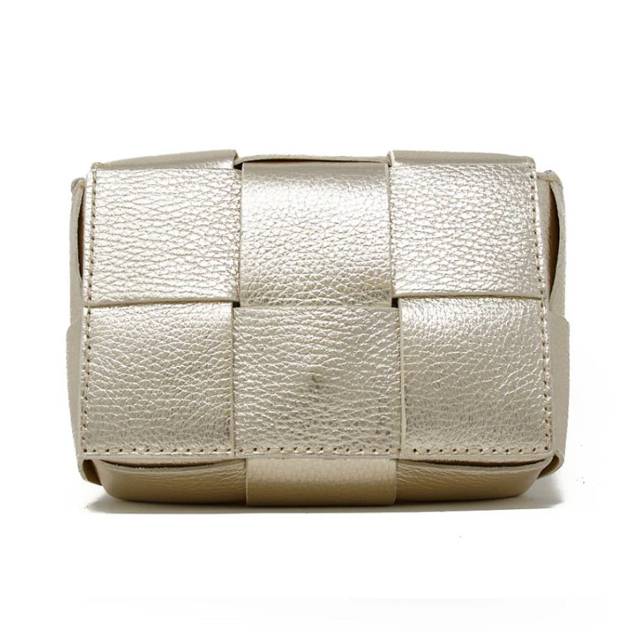 Box Mini Bag- Gold