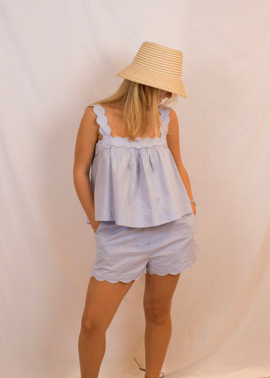 Scallop Top and Short Set