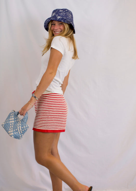 Cherry Striped Shorts