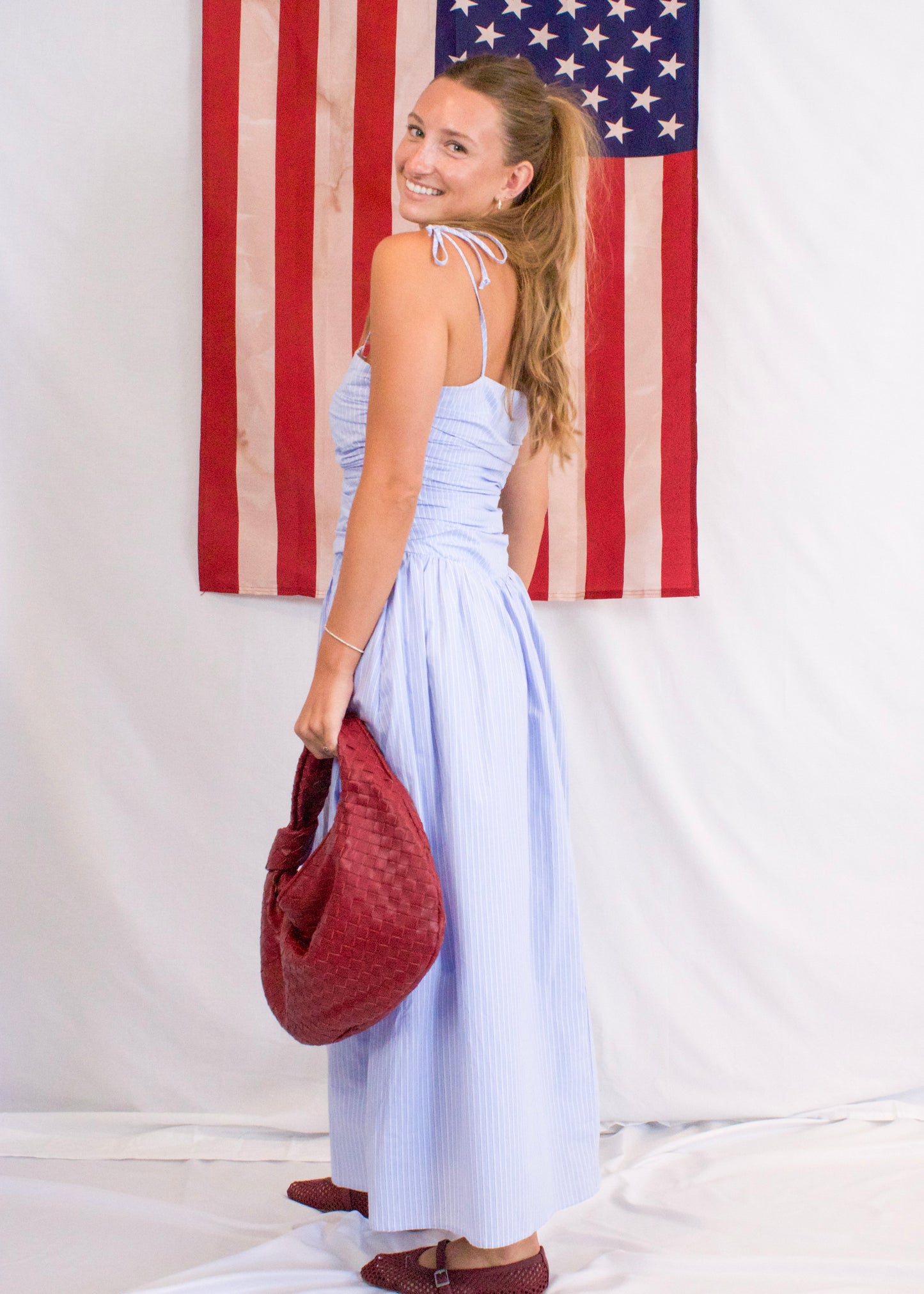 Pinstripe Dress