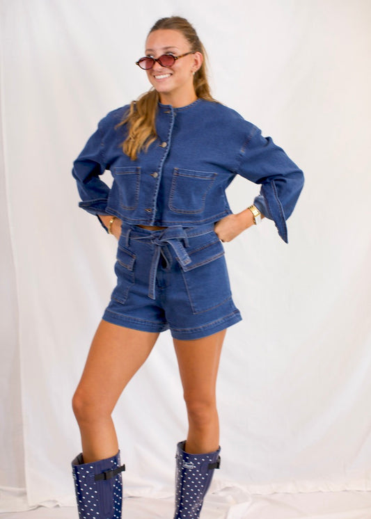 Button-up Denim Jacket