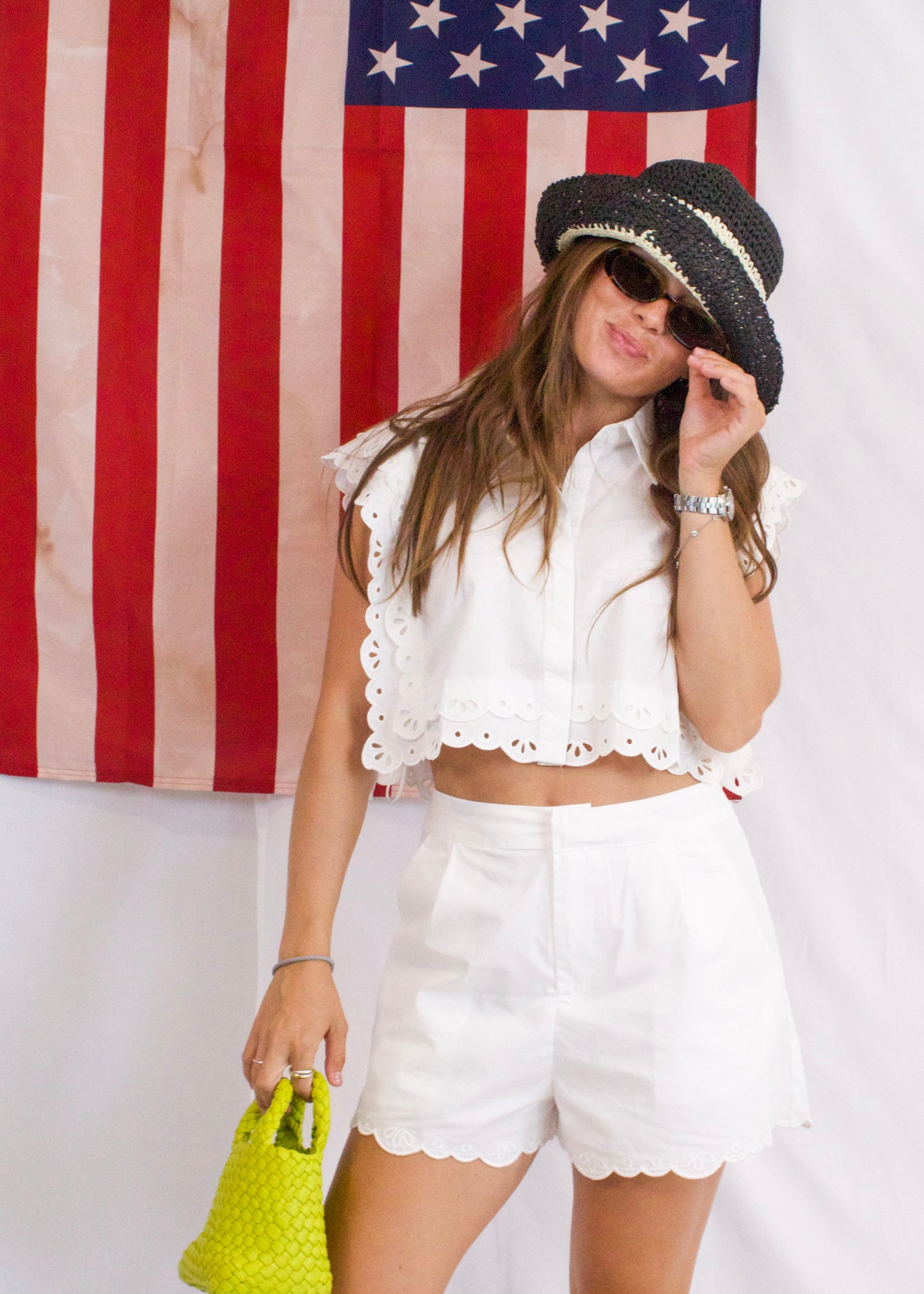 Willow Eyelet Top and Short Set