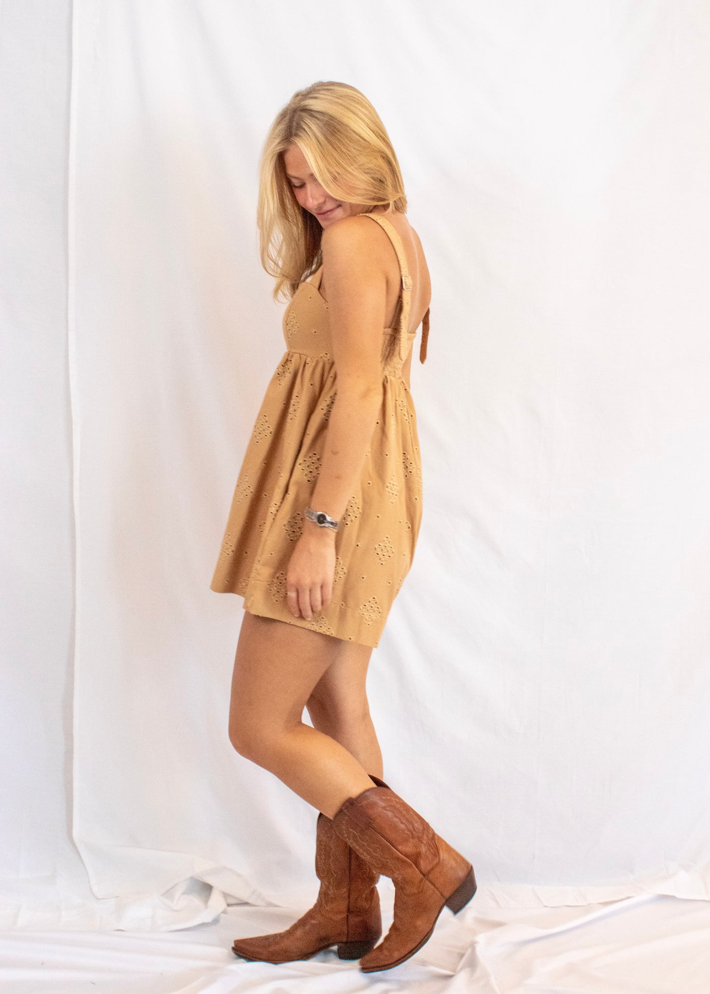 Brin Romper- Tan